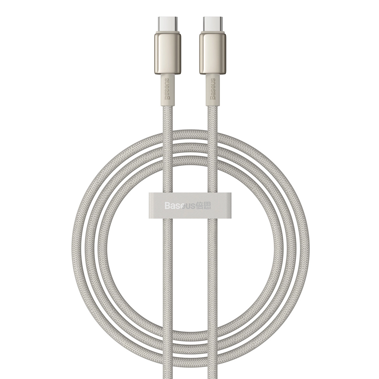 USB-C - Cablu de date Baseus Tungsten Gold USB-C / USB-C cable 100W 1m - auriu