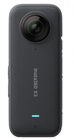 Camera video sport - Camera Video de Actiune Insta360 X3, 5.7K, 360°, Bluetooth, Waterproof, Microfon (Negru)