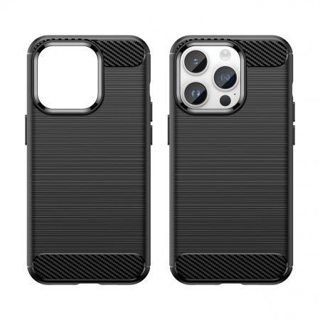 Carbon Case iPhone 14 Pro flexible gel back cover black [5]