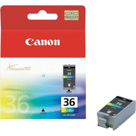 Cerneală - Cartus cerneala Canon CLI-36, color, pentru Canon IP100, IP100EE, IP110, IP110EE