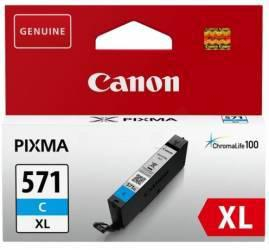 Cerneală - Cartus cerneala Canon CLI-571XL, cyan, capacitate 11ml, pentru Canon Pixma MG6850/MG6851, Canon Pixma MG5750/MG5751, Canon Pixma MG7750/MG7751/MG7752.