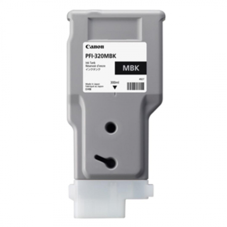 Cerneală - Cartus cerneala Canon PFI-320MBK, matte black, capacitate 300ml, pentru Canon TM 200/205/300/305.