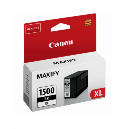 Cerneală - Cartus cerneala Canon PGI1500XLB, black, capacitate 34.7ml,1200 pagini, pentru Canon Maxify MB2350, MB2050.