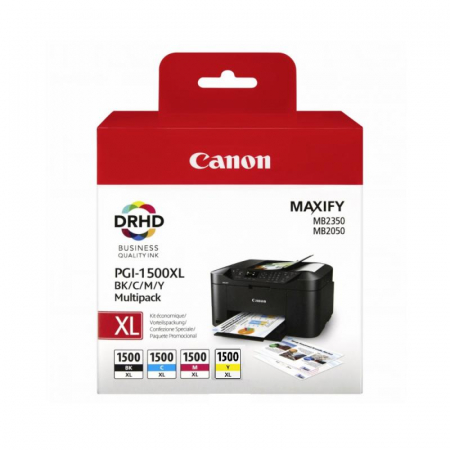 Cerneală - Cartus cerneala Canon PGI1500XLMULTI, multipack, Dual Resistant High Density, pentru Canon Maxify MB2350, MB2050.