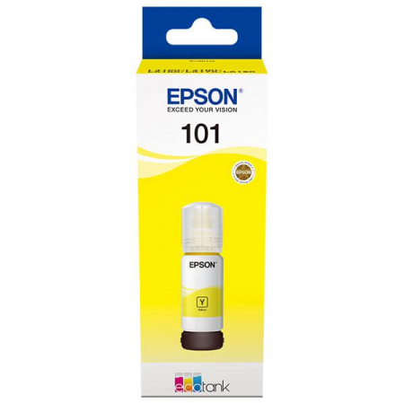 Cerneală - Cartus cerneala Epson 101 ECOTANK , yellow, capacitate 70ml, pentru L6170, L4160, L4150, L6190