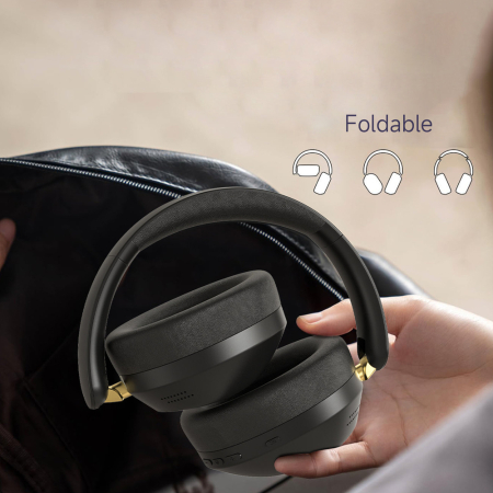 Căști Bluetooth Dudao X22 Max – Wireless On-Ear cu ANC, Microfon, Autonomie Mare, Negre [2]