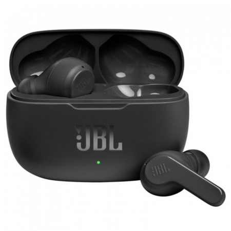 Casti in-ear Bluetooth cu microfon TWS JBL Wave 200, negru [0]