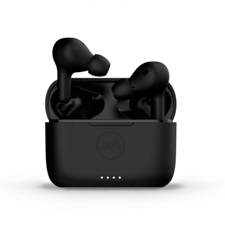 Căști audio telefoane mobile - Căști Jays T-Seven Bluetooth, BT 5.0, anulare activă a zgomotului, TWS, negru