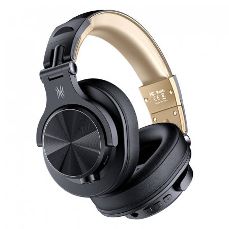 Căști wireless OneOdio Fusion A70 over-ear Bluetooth, culoare auriu [1]