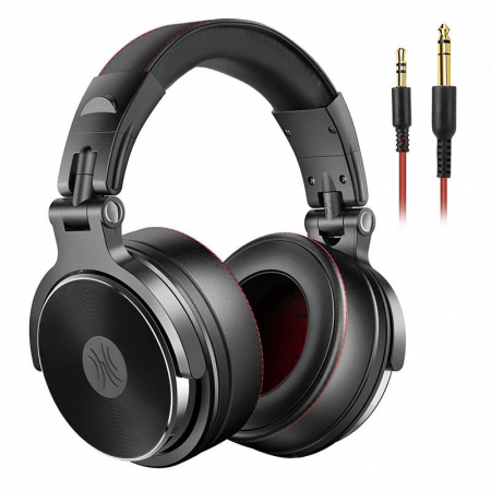 Căști audio PC - Căști OneOdio Pro 50 over-ear, drivere 50 mm Hi‑Res, dual jack 3.5 + 6.3 mm, pliabile, microfon