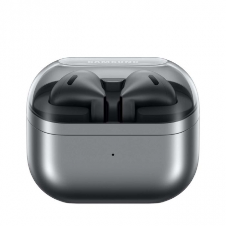 Căști wireless Samsung Galaxy Buds 3, ANC, microfon, autonomie mare, carcasa cu încărcare wireless, silver [2]