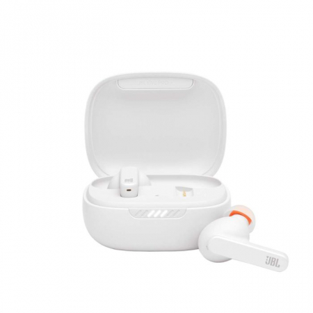 Căști audio telefoane mobile - Casti True Wireless JBL Live Pro+ TWS, Bluetooth 5.0, Control touch, ANC, Asistent Vocal, Alb