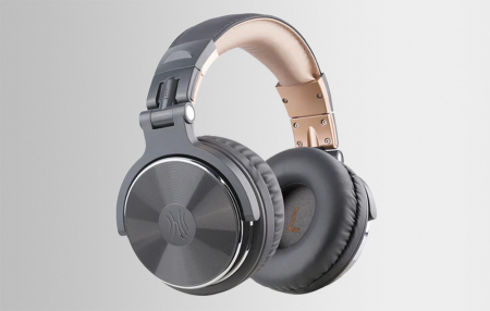 Căști OneOdio Pro10 over-ear cu cablu audio, culoare gri [1]