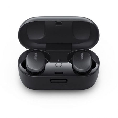 Căști audio telefoane mobile - Căști wireless Bose QuietComfort, TWS, ANC, BT 5.0, impermeabil IPX4, negru