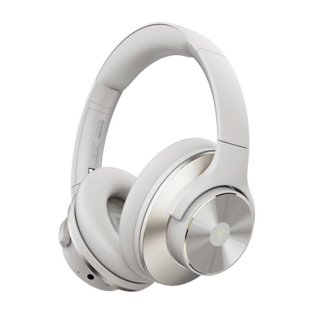Căști wireless OneOdio A10 ANC over-ear cu reducere zgomot, culoare alb