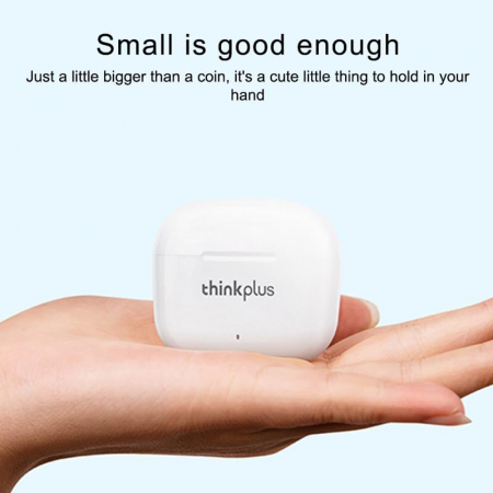 Căști wireless ThinkPlus LivePods (LP40 Pro) - TWS, Bluetooth 5.1, HiFi, sunet stereo, IPX5 - albe [3]
