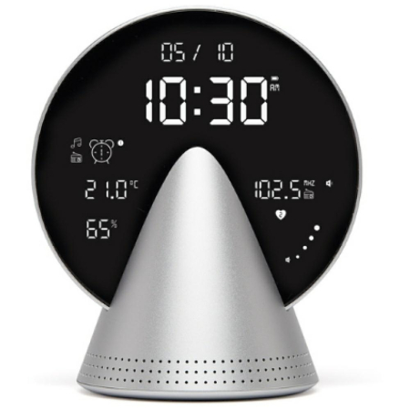 Smart Home - Ceas deșteptător Lexon Conic Clock argintiu