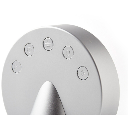 Ceas deșteptător Lexon Conic Clock argintiu [2]
