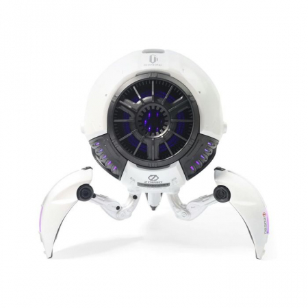 Difuzoare portabile - Difuzor Bluetooth Gravastar G1 Mars 20W Alb – Design SF futurist, sunet puternic și autonomie de până la 20 de ore
