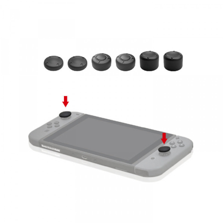 Dobe set of caps for Nintendo Switch + box for memory cards black (TNS-1844) [5]