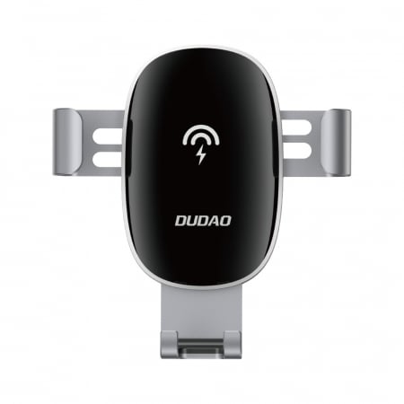 Suport auto Dudao 15W Wireless Qi Charger – Încărcare rapidă wireless pentru telefon, suport pentru grila de ventilație [2]