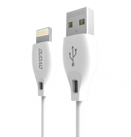 Lightning - Dudao cable USB / Lightning cable 2.4A 1m white (L4L 1m white)