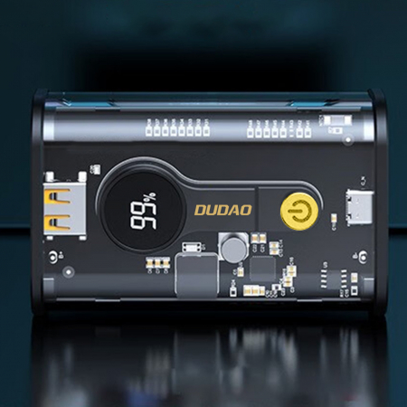 Dudao power bank 10000mAh 1xUSB-C / 1xUSB-A 22.5W PD black (K16) [5]