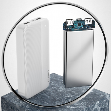 Dudao powerbank 20000mAh 2xUSB-A 10W black (K4S+) [2]