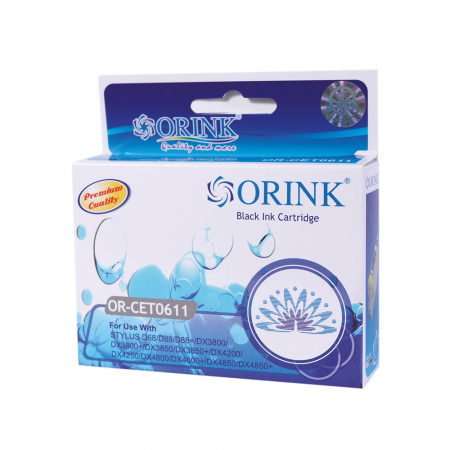 Cerneală - Epson T0611 ink cartridge black, ORINK