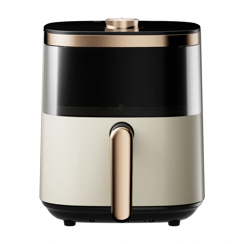 Friteuză - Airfryer Deerma DEM-KZ30W, friteuză fără ulei 3L, 1200W, gătire sănătoasă, design compact, ideal pentru 1-2 persoane