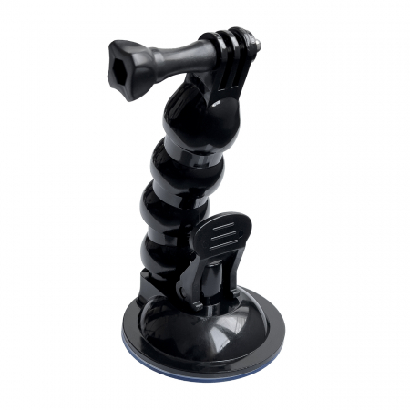 Suport GoPro cu ventuză pentru camere sport GoPro, DJI, Insta360, SJCam, Eken + adaptor smartphone (ventuza auto GoPro) [5]