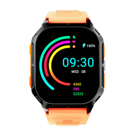 Smartwatch - Smartwatch HiFuture FutureFit Ultra3 portocaliu cu apeluri Bluetooth și funcții fitness