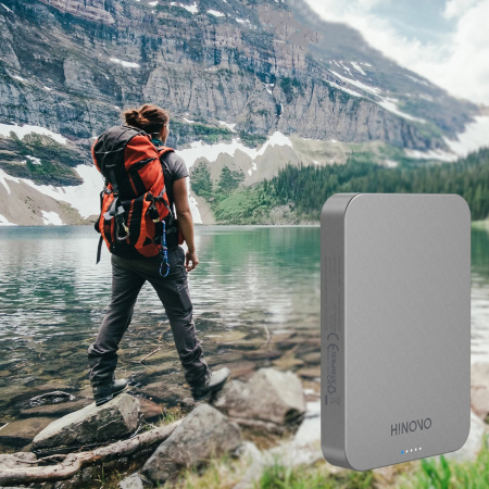 Hinovo magnetic wireless power bank MagSafe 10000mAh 15W gray (MB1-10000) [2]