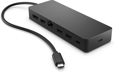 HP 50H55AA interface hub USB 3.2 Gen 2 (3.1 Gen 2) Type-C Black [2]