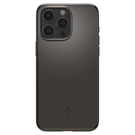 Husa Spigen Thin Fit, gunmetal - iPhone 15 Pro Max [1]