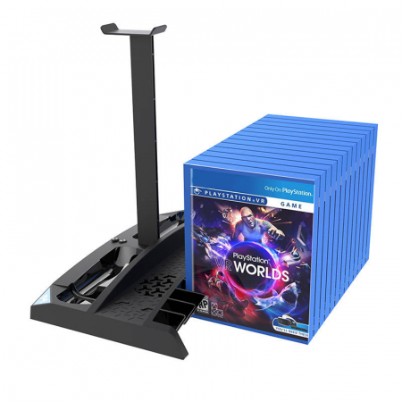 iPega PG-P4009 Multifunctional Stand for PS4 and accessories (black) [2]