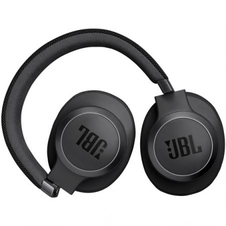 JBL LIVE 770NC Negru– căști wireless over‑ear Bluetooth 5.3, ANC adaptiv, 65 h autonomie [7]