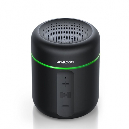 Difuzoare portabile - Difuzor portabil wireless Bluetooth 5.0 Joyroom JR-ML02 negru – Sunet HiFi de 5W, impermeabil IPX7, baterie de 1200 mAh și multiple opțiuni de redare