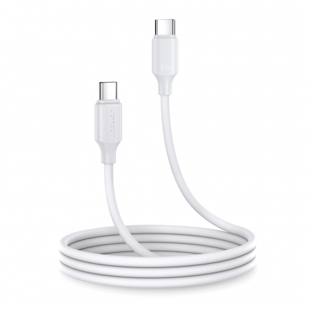 Joyroom cable USB-C - USB-C 480Mb / s 60W 1m white (S-CC060A9) [0]