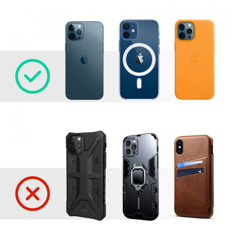 Suport auto Joyroom Qi Wireless Induction Charger 15W – Încărcare rapidă wireless pentru iPhone, compatibil MagSafe [8]