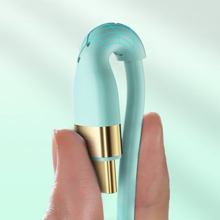 Joyroom Liquid Silicone USB Type C - USB Type C charging / data cable PD 100W 2m green (S-2050N18-10) [6]