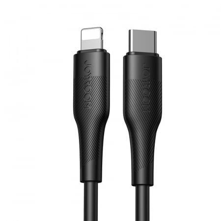 Joyroom USB Type C - Lightning cable Power Delivery 20W 2.4A 0.25m black (S-02524M3 Black) [0]