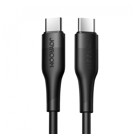 Joyroom USB Type C - USB Type C cable Power Delivery 60W 3A 0.25m black (S-02530M3 Black) [0]