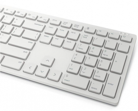 Kit tastatură și mouse Dell KM5221W, wireless, alb – Design elegant, taste silențioase și conectivitate rapidă [3]