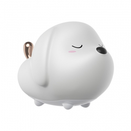 Smart Home - Lampă de veghe LED pentru copii cu 3 moduri de lumină de silicon Baseus in formă de căţel (DGAM-B02)