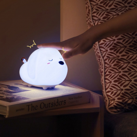 Lampă de veghe LED pentru copii cu 3 moduri de lumină de silicon Baseus in formă de căţel (DGAM-B02) [12]