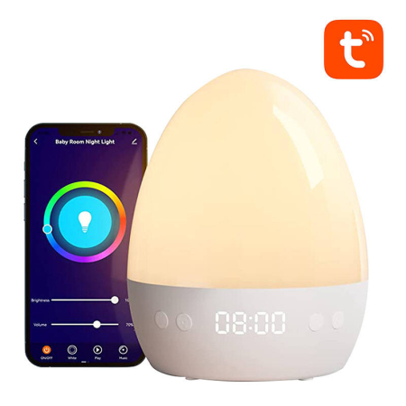 Smart Home - Lumină de noapte inteligentă Gosund LB2S – WiFi RGBW 16M, Control Tuya Smart, Intensitate Reglabilă