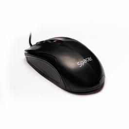 MOUSE Spacer, PC sau NB, cu fir, USB, optic, 800 dpi, butoane/scroll 3/1, negru, SPMO-M11 [3]
