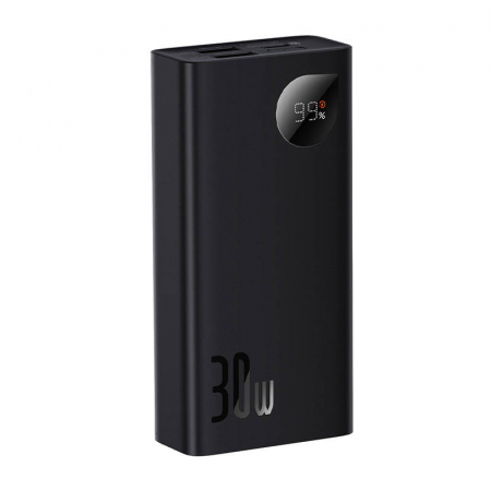 Powerbank Baseus Adaman2 10000mAh, 2xUSB, USB-C, 30W (black) [3]