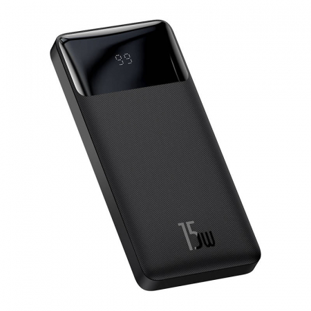 Powerbank Baseus Bipow 10000mAh, 2xUSB, USB-C, 15W (black) [3]